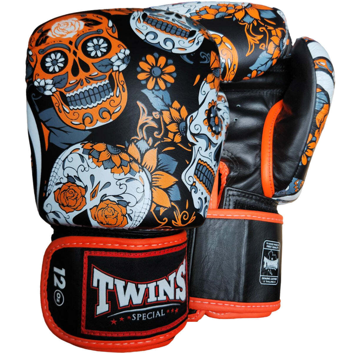 Boxing Gloves Twins Special FBGV-53 Orange Fancy